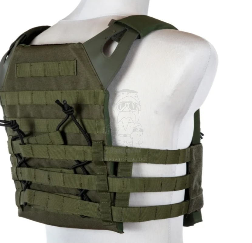 Skeleton JPC Plate Carrier OD Green 500D Tactical Jumper by Satac