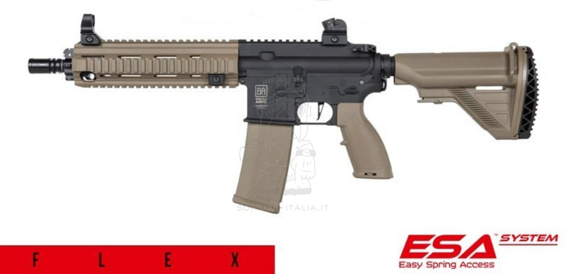 Specna Arms 416c 10.5" Flex™ Hal Etu™ SA-FH06 Tan - Black AEG by Specna Arms