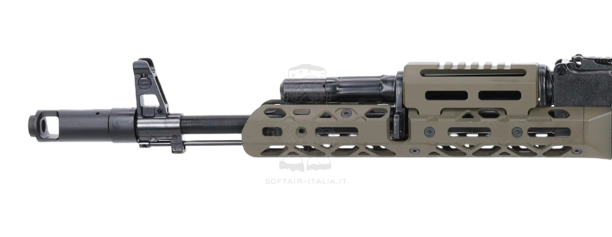 Specna Arms AK-74s x KPYK SA-PJ13 Prime™ Aster ETU BLDC™ Half OD Olive Drab Version by Specna Arms