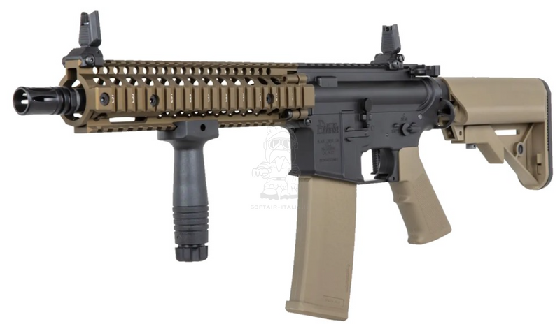 Specna Arms Daniel Defense® MK18 SA-P19 Prime™ Aster II ETU Brushless Motor AEG Chaos Bronze Dual Color by Specna Arms