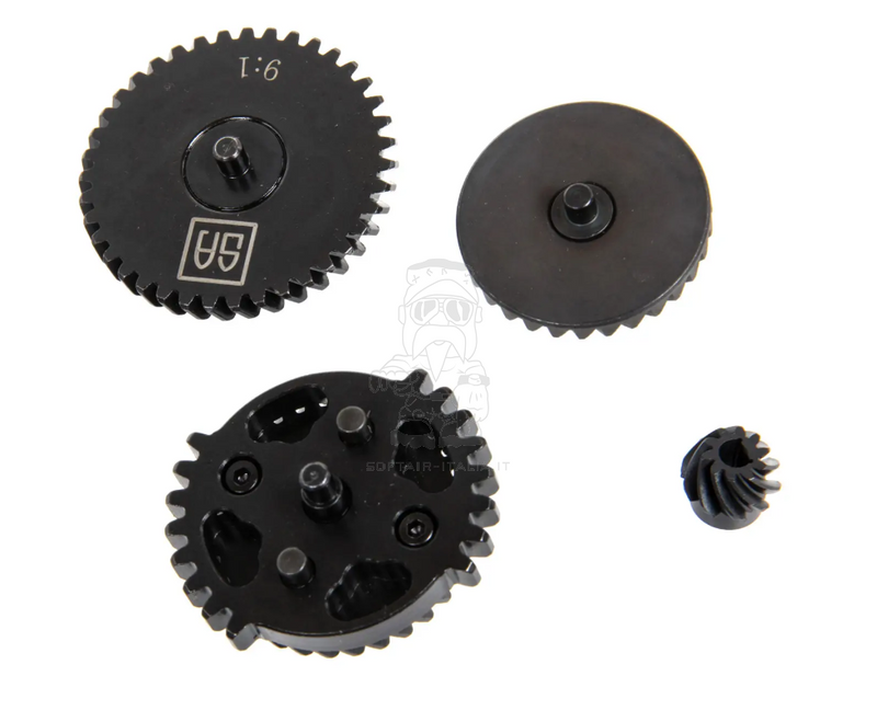 Specna Arms Dual Sector Helical 9:1 CNC Steel Gear Set Kit Ingranaggi Elicoidali by Specna Arms