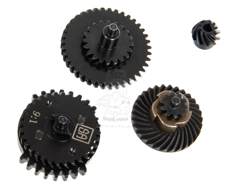 Specna Arms Dual Sector Helical 9:1 CNC Steel Gear Set Kit Ingranaggi Elicoidali by Specna Arms