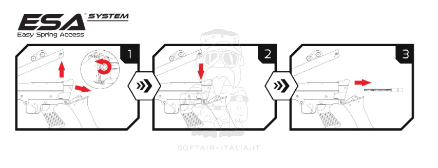Specna Arms M249 PARA SA-249 CORE™ Machine Gun Desert Tan AEG by Specna Arms