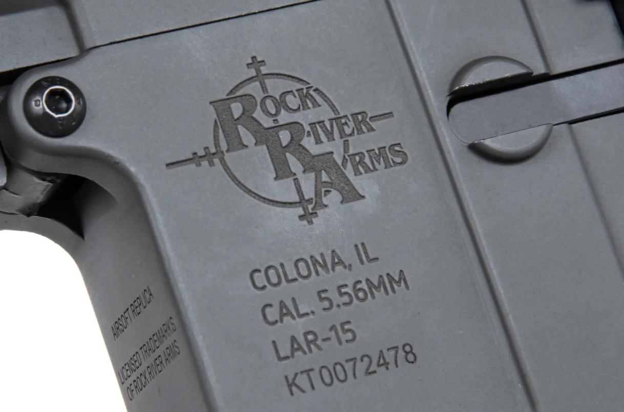 Specna Arms M4  M-LOK Rock River Arms SA-P17 Prime™ Aster II ETU - Brushless Motor Light Ops Stock Chaos Grey Version AEG by Specna Arms