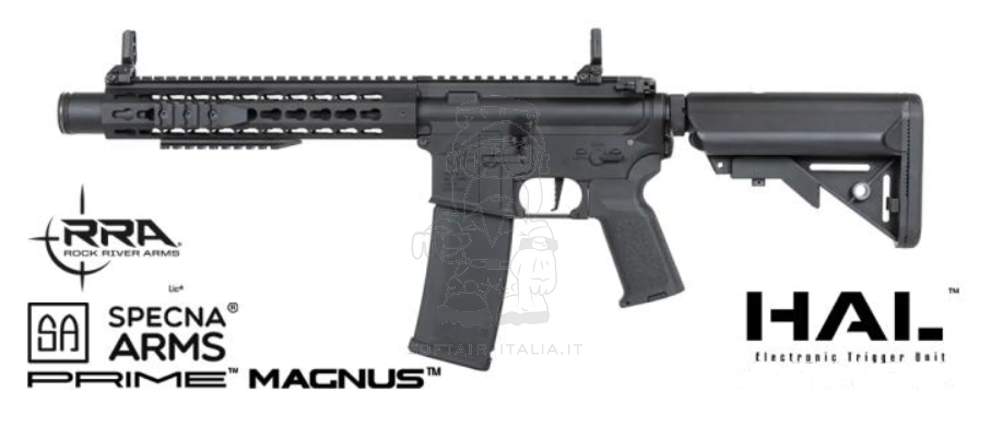 Specna Arms M4 RRA Rock River Arms KeyMod SA-P07 Prime™ Hal™ Etu Black Version AEG by Specna Arms