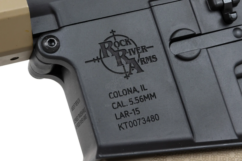 Specna Arms M4 RRA Rock River Arms KeyMod SA-P07 Prime™ Hal™ Etu  Half Tan Dual Color AEG by Specna Arms
