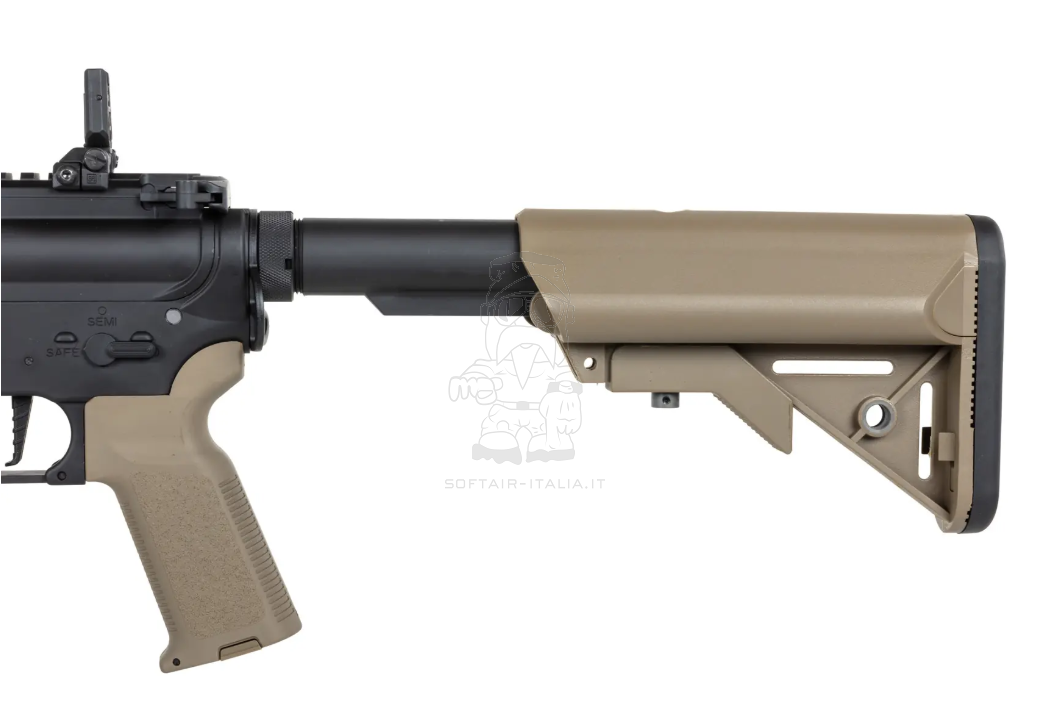 Specna Arms M4 RRA Rock River Arms KeyMod SA-P07 Prime™ Hal™ Etu  Half Tan Dual Color AEG by Specna Arms