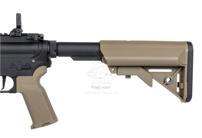 Specna Arms M4 RRA Rock River Arms KeyMod SA-P07 Prime™ Hal™ Etu  Half Tan Dual Color AEG by Specna Arms