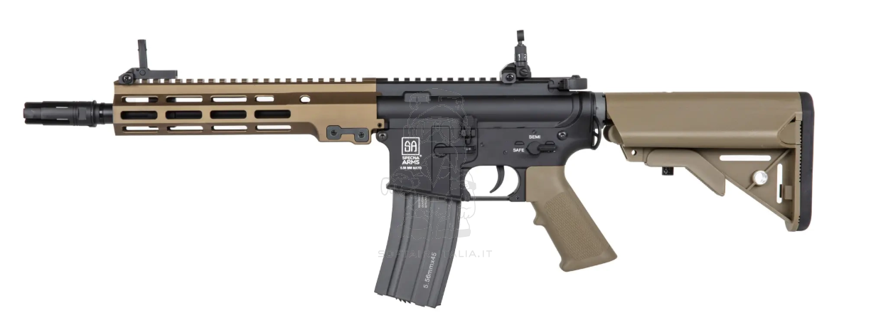 Specna Arms M4 SA-A33 ONE™ Kestrel™ ETU Brushless Motor AEG Chaos Bronze - Black Dual Color Version by Specna Arms