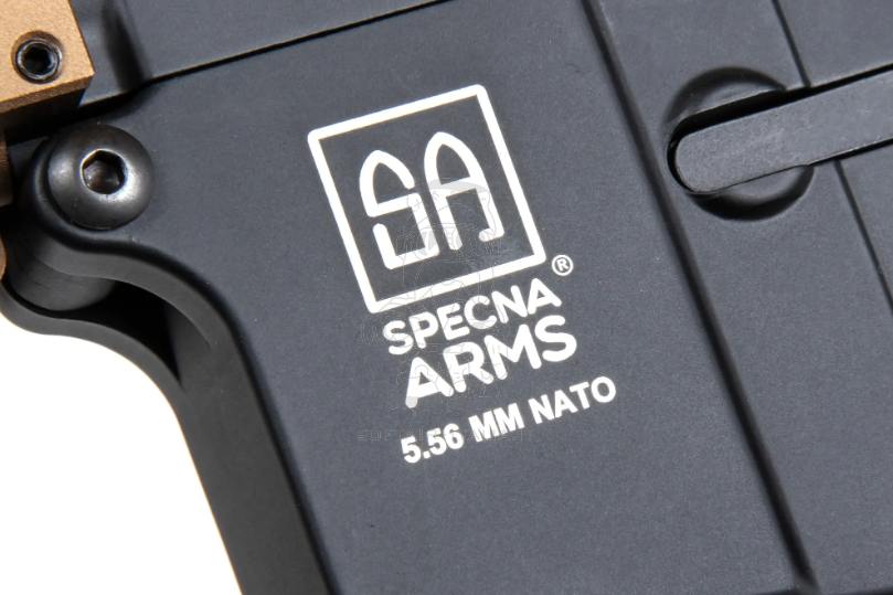 Specna Arms M4 SA-A33 ONE™ Kestrel™ ETU Brushless Motor AEG Chaos Bronze - Black Dual Color Version by Specna Arms