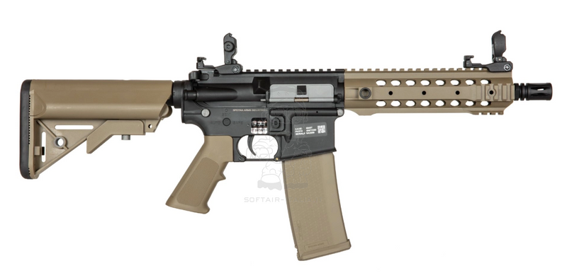 Specna Arms M4 SA-F01 FLEX GATE X-ASR Dual Tone Black - Tan AEG by Specna Arms