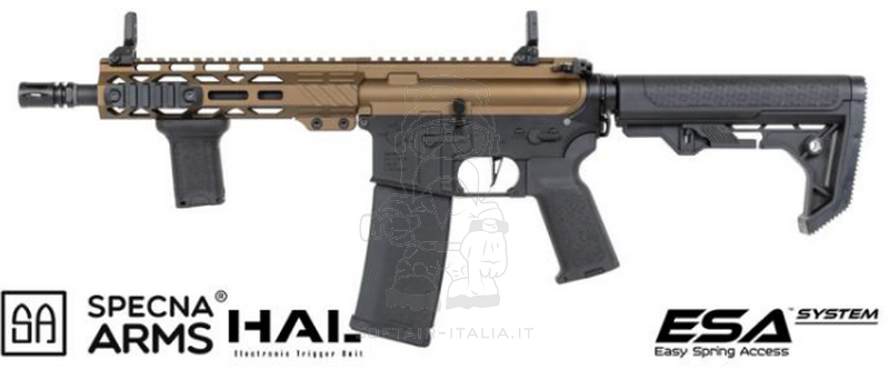 Specna Arms SA-E25-L EDGE™ M4 RRA Rock River Arms Light Ops Stock HAL ETU™ Chaos Bronze by Specna Arms