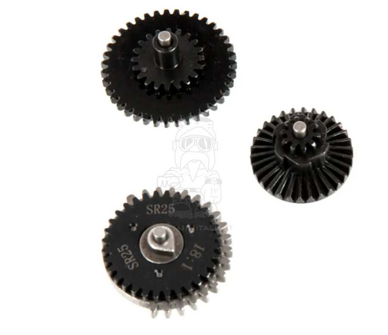 Specna Arms  SR25 CNC Steel 18:1 Gear Set Ingranaggi in Acciaio per Serie SR25 by Specna Arms