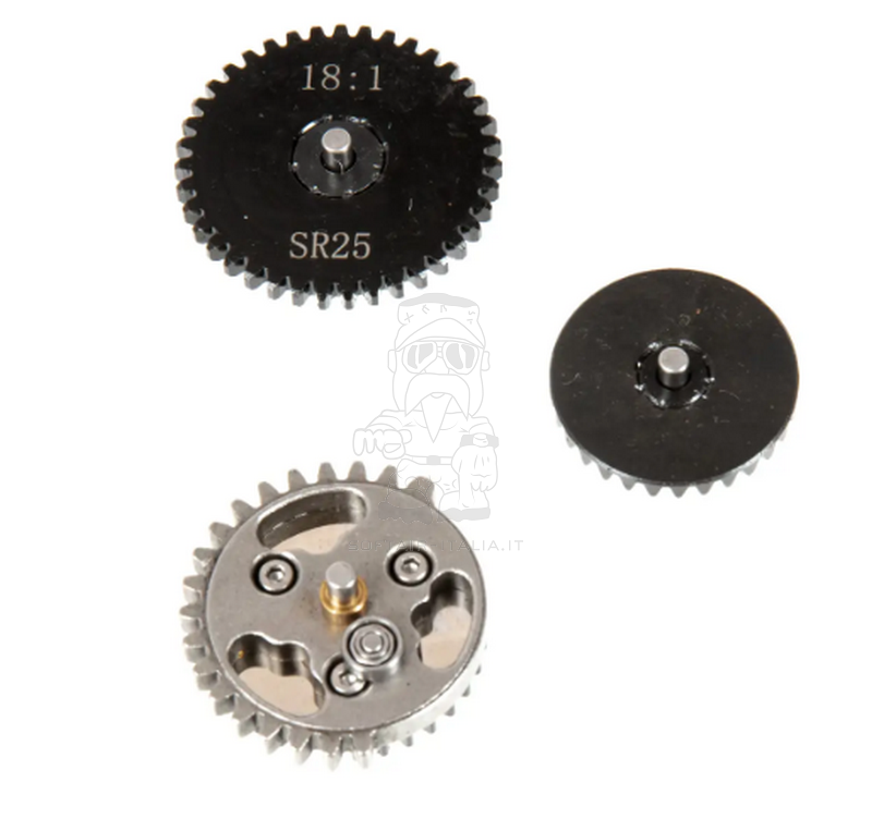 Specna Arms  SR25 CNC Steel 18:1 Gear Set Ingranaggi in Acciaio per Serie SR25 by Specna Arms