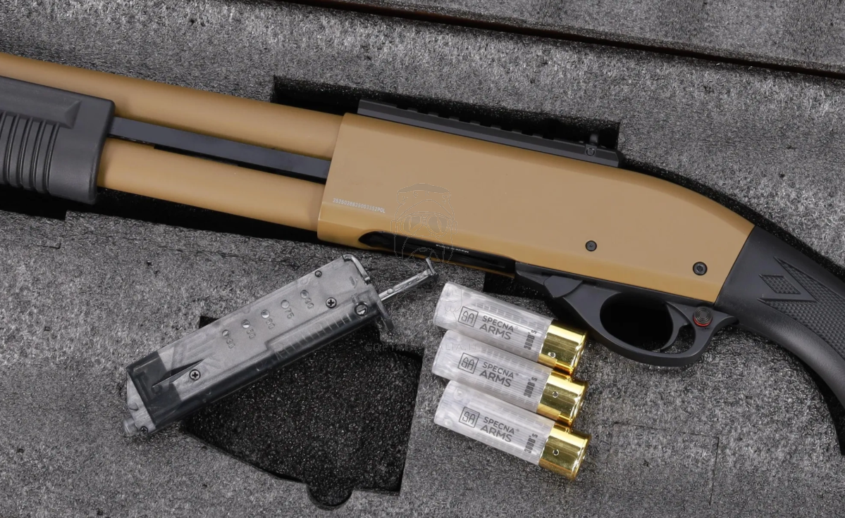 Specna Arms VAPOR™ Gas 3 barrels Shotgun SA-VGS4 Full Metal Dual Color Half Tan by Specna Arms