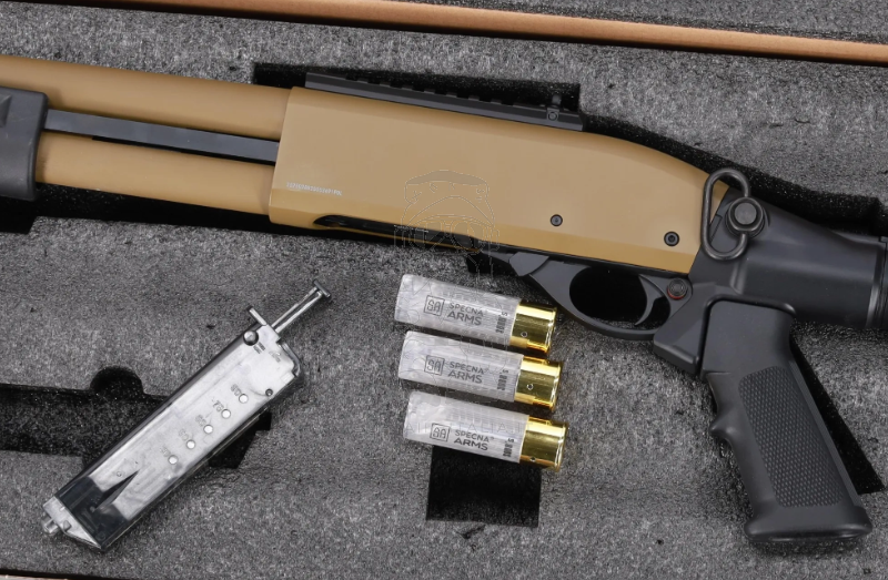 Specna Arms VAPOR™ Gas Shotgun SA-VGS6 Full Metal Half Tan Dual Color Fucile a Pompa by Specna Arms