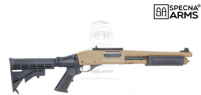 Specna Arms VAPOR™ Gas Shotgun SA-VGS6 Full Metal Half Tan Dual Color Fucile a Pompa by Specna Arms