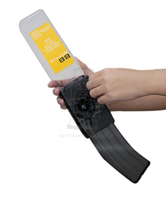 Speedloader MC Multicam w. Lever Bottle 500 > 2500bb by Wosport