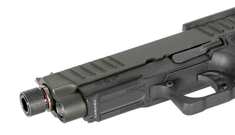 STACCATO 2011 C2 EMG Licensed Full Metal GBB Gas Blow Back Airsoft Pistol Upgraded Version by Army Armament - 6mmProshop