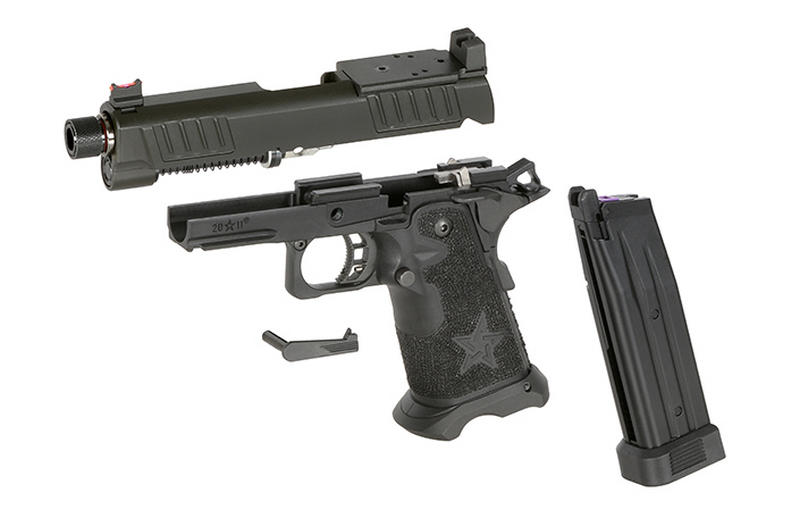 STACCATO 2011 C2 EMG Licensed Full Metal GBB Gas Blow Back Airsoft Pistol Upgraded Version by Army Armament - 6mmProshop