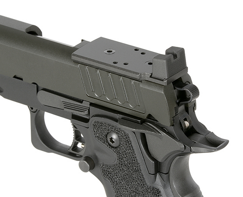 STACCATO 2011 C2 EMG Licensed Full Metal GBB Gas Blow Back Airsoft Pistol Upgraded Version by Army Armament - 6mmProshop