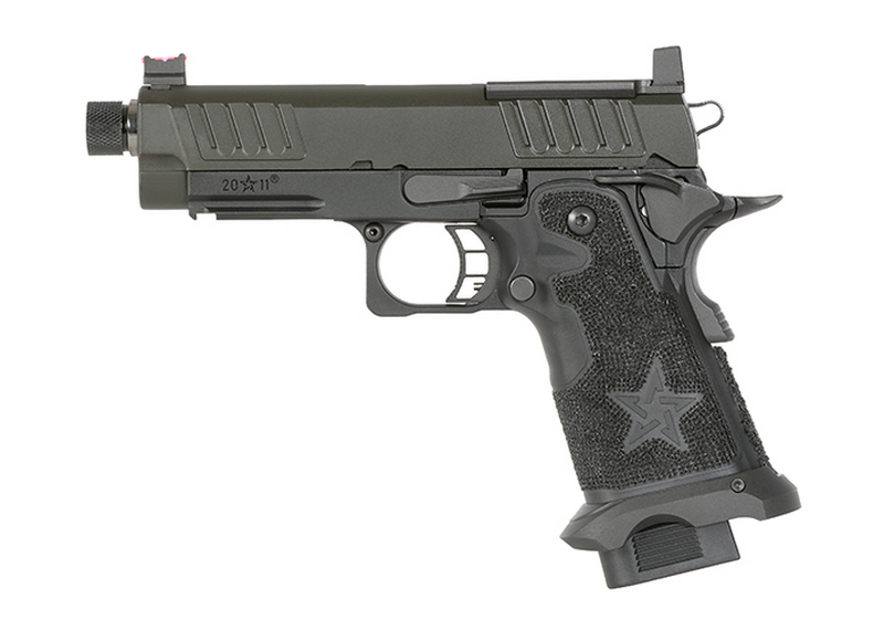 STACCATO 2011 C2 EMG Licensed Full Metal GBB Gas Blow Back Airsoft Pistol Upgraded Version by Army Armament - 6mmProshop