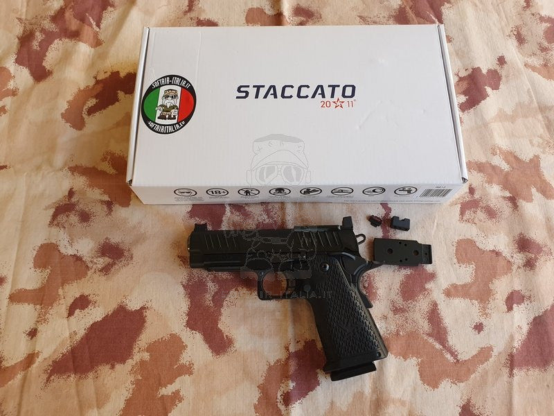 STACCATO FireArms - EMG -  Army Armament  R612 STACCATO 2011 C2 GBB Gas Blow Back Pistol by Army Armament