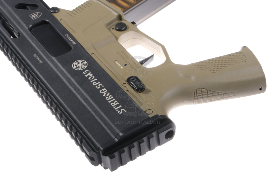 Stribog GP Grand Power S10A3 M-LOK Charlie Eagle ETU Electronic Control Unit Dual Color Black - Tan Version by Delta Armory