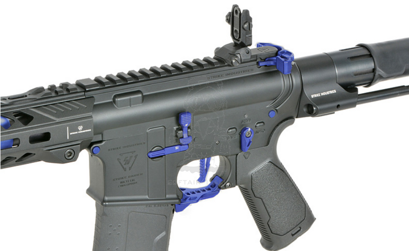 Strike Ind. EMG PDW Raiders 4" Blue Competiton EShooter Etu - Mosfet AEG by Cyma Platinum