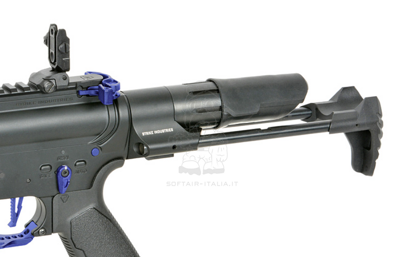 Strike Ind. EMG PDW Raiders 4" Blue Competiton EShooter Etu - Mosfet AEG by Cyma Platinum
