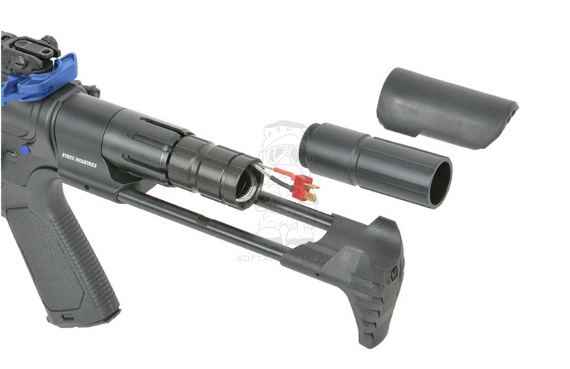 Strike Ind. EMG PDW Raiders 4" Blue Competiton EShooter Etu - Mosfet AEG by Cyma Platinum