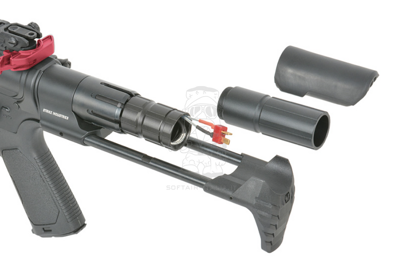 Strike Ind. & EMG Red Riders Competition 4" PDW Eshooter ETU V2 Mosfet Airsoft Replica by Cyma Platinum > Strike Industries