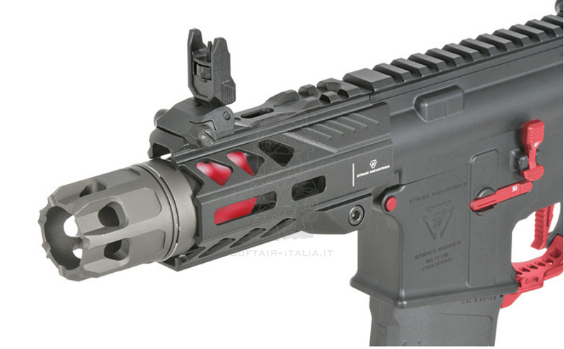 Strike Ind. & EMG Red Riders Competition 4" PDW Eshooter ETU V2 Mosfet Airsoft Replica by Cyma Platinum > Strike Industries