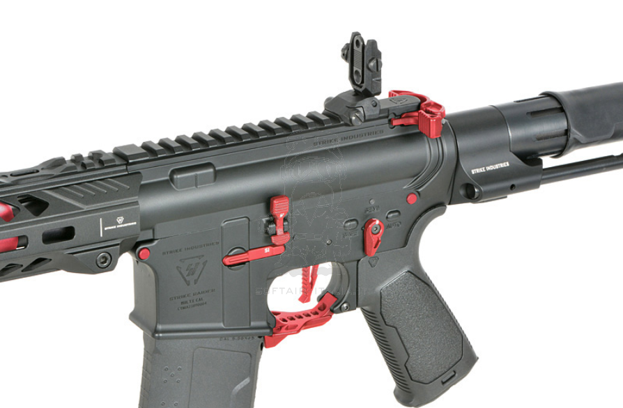 Strike Ind. & EMG Red Riders Competition 4" PDW Eshooter ETU V2 Mosfet Airsoft Replica by Cyma Platinum > Strike Industries