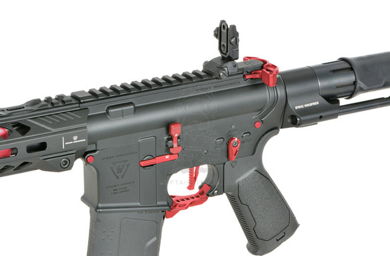 Strike Ind. & EMG Red Riders Competition 4" PDW Eshooter ETU V2 Mosfet Airsoft Replica by Cyma Platinum > Strike Industries