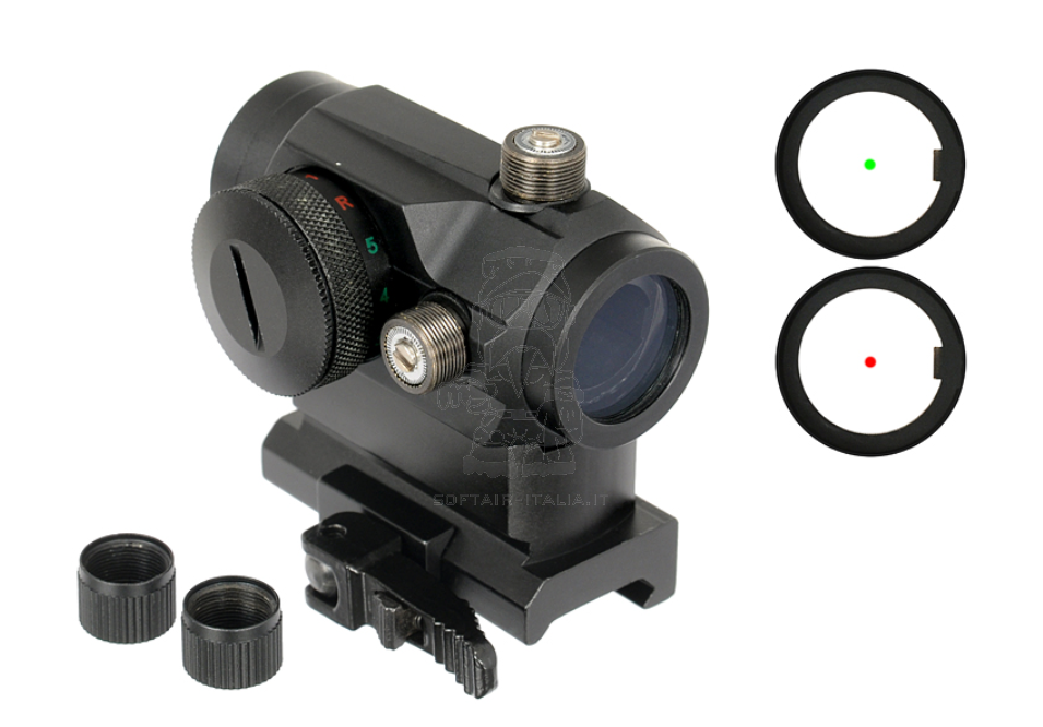 T1 QD 1x28 Red Dot Type Red - Green Target by PCS