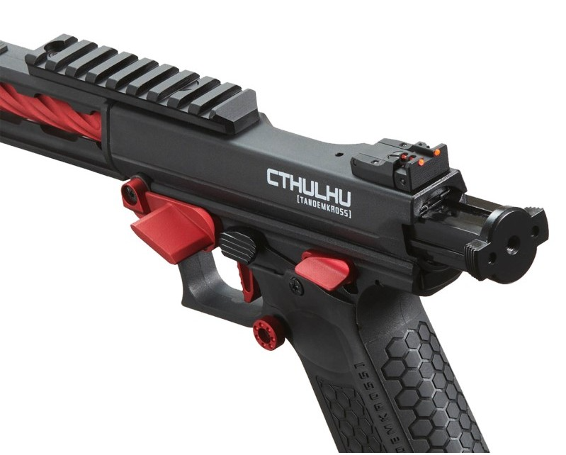 TandemKross CTHULHU Officially Licensed Dual Tone Red - Black GBB Airsoft Pistol by Action Army > Lancer Tactical
