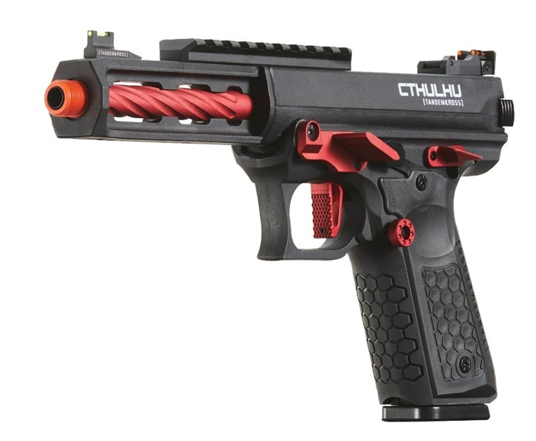 TandemKross CTHULHU Officially Licensed Dual Tone Red - Black GBB Airsoft Pistol by Action Army > Lancer Tactical