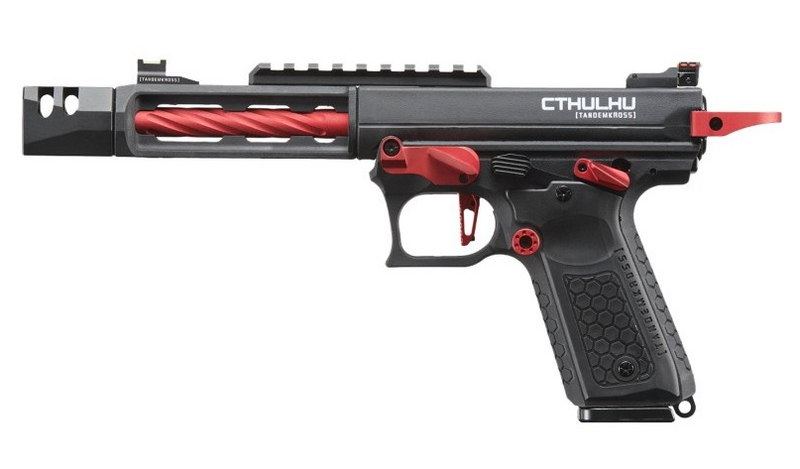 TandemKross CTHULHU Officially Licensed Dual Tone Red - Black GBB Airsoft Pistol by Action Army > Lancer Tactical