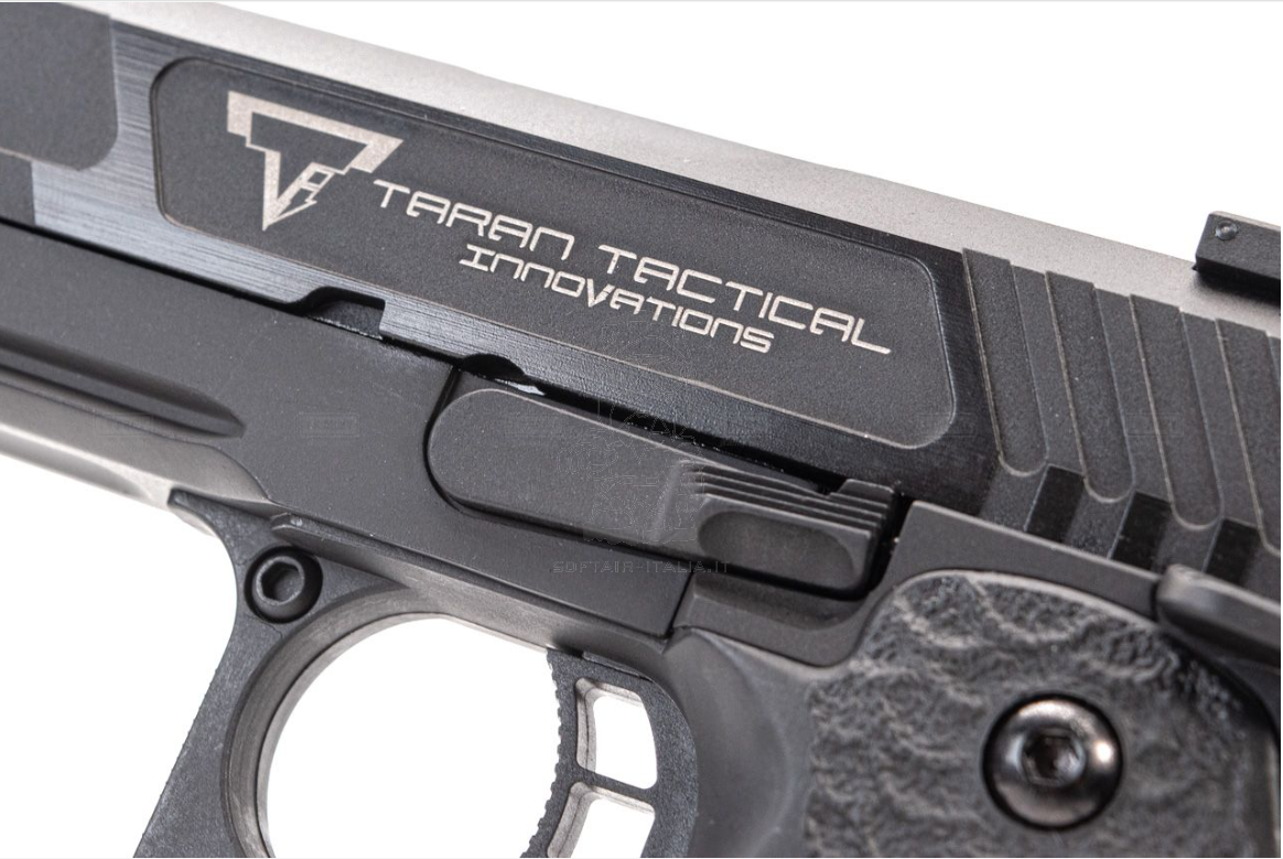 Taran Tactical Innovations™ EMG Licensed 2011 Combat Master Full Auto & Semi JW3 Hi-Capa GBB By EMG TTI Taran Tactical Innovations