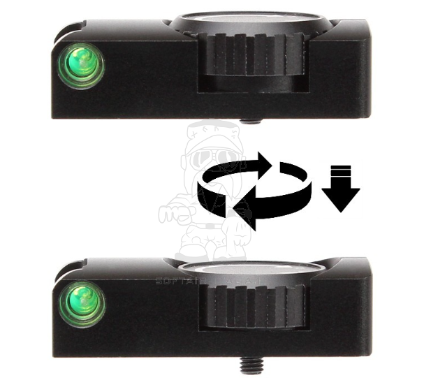TDC Sniper 30mm Outer Barrel Hop Up Adjuster Regolatore con Livella by AirsoftPro