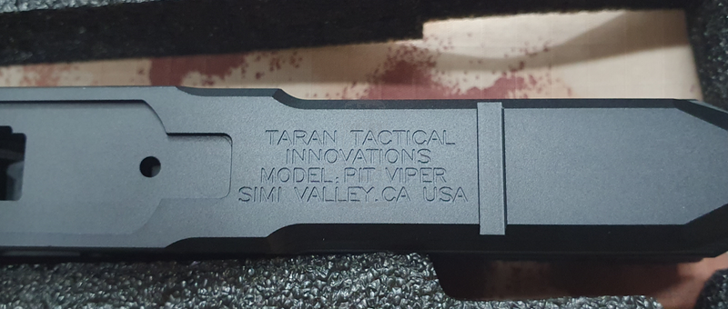 Tokyo Marui Hi-Capa 5.1 Taran Tactical Pit Viper Custom Aluminum Slide & Frame by 5KU