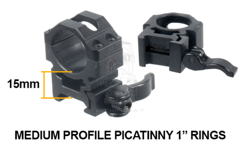 UTG Rifle Scope 3-9 x 32 Ottica 1inch BugBuster Scope AO RGB Red - Green Mil-Dot Anti Fog With QD Rings by UTG