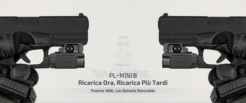 Valkyrie PL Mini 3 Pistol Torch 600L Torcia per Pistola by Olight