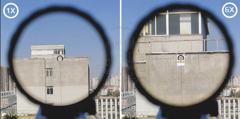 Vicoptics S6 1-6×24 LPVO SFP Scope with High Picatinny Mount by Vicoptics