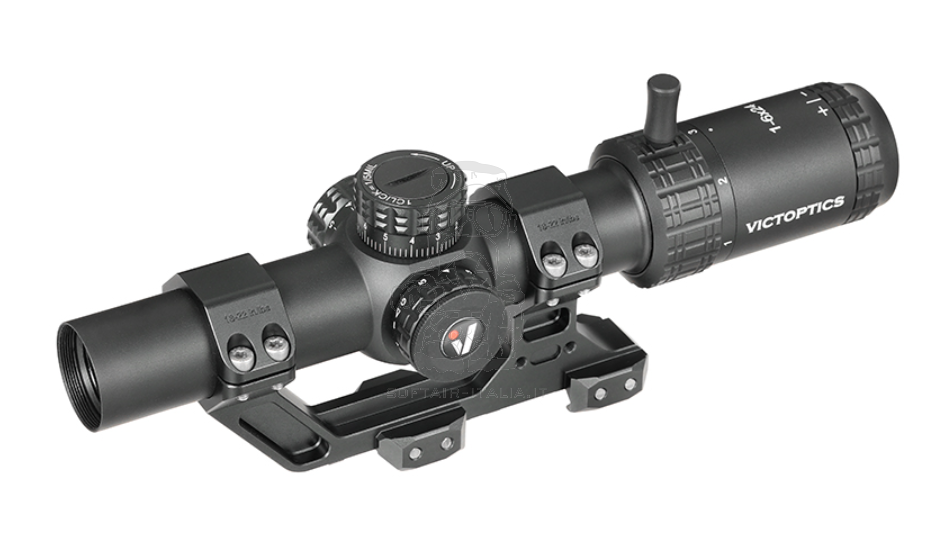 Vicoptics S6 1-6×24 LPVO SFP Scope with High Picatinny Mount by Vicoptics