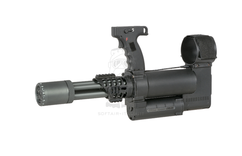 Vulcan Mini Rotary Gun AEG All 5 Barrels Tracer by Well