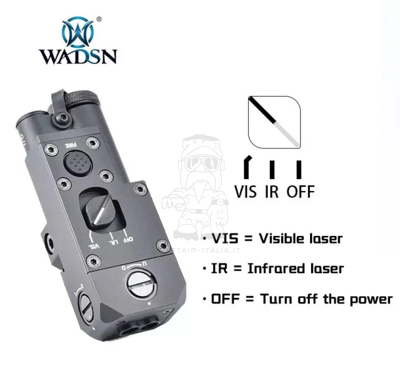 WADSN CQBL-1 IR and Green Laser Full Metal Unit by WADSN