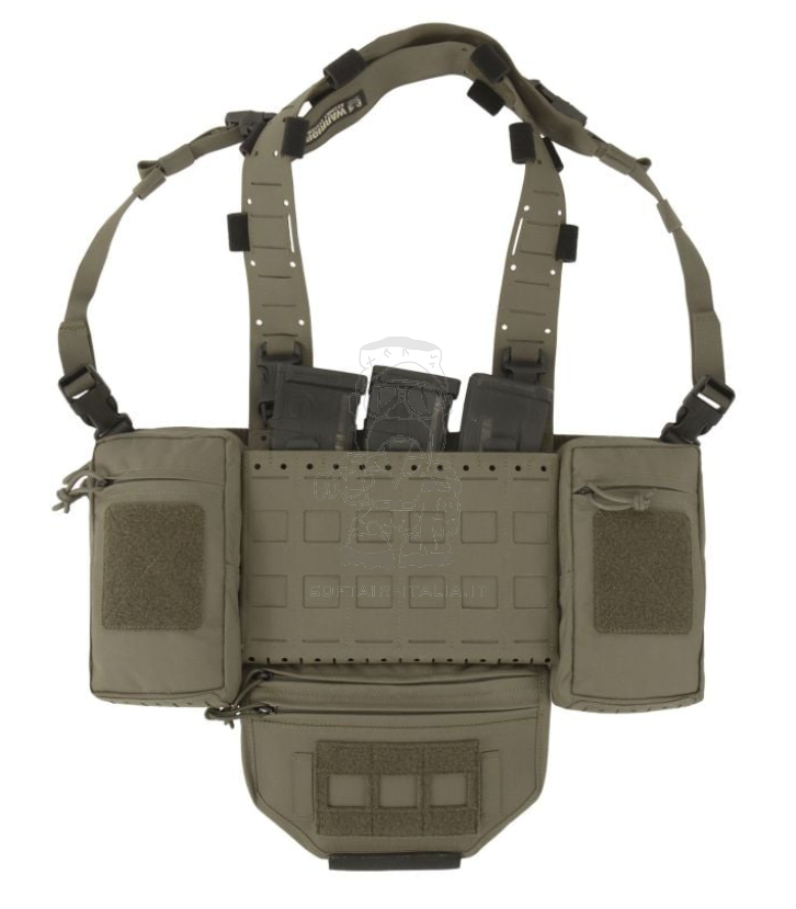 Warrior Assault System MCR MK1 Type 1 Delta Chest Rig Ranger Green by Warrior Assault System