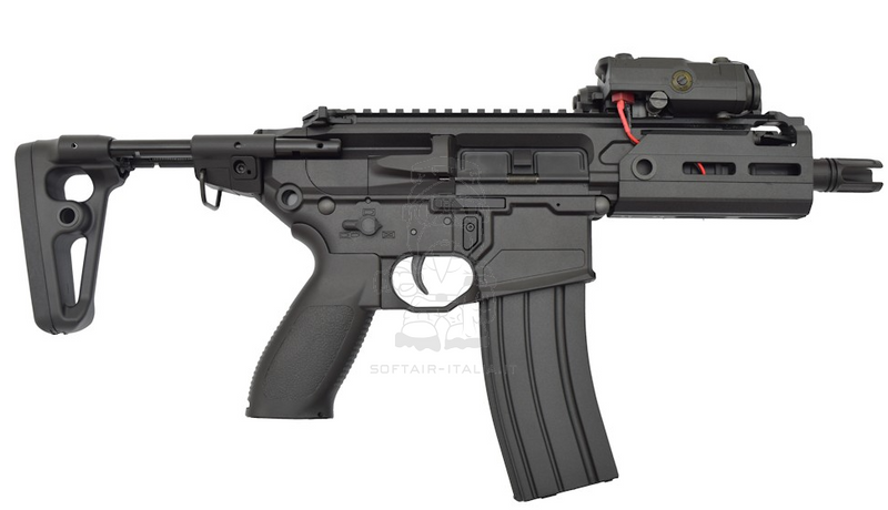 WELL Pro Rattler MCX SMG ETU - Mosfet Retractable Stock WE10-1 AEG by WELL Pro